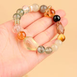 Natural Crystal Seven Chakra Multi-Gemstone Bracelet | Handmade Energy Stone Jewelry for Women