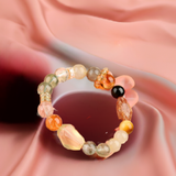 Natural Crystal Seven Chakra Multi-Gemstone Bracelet | Handmade Energy Stone Jewelry for Women
